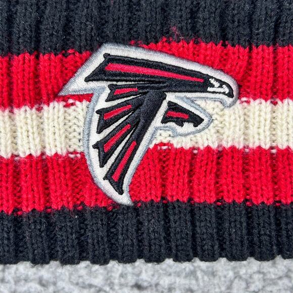 2 Atlanta Falcons Beanie Pom Hat Cap Atlanta Falcons Beanies 47' and New Era - Picture 4 of 16